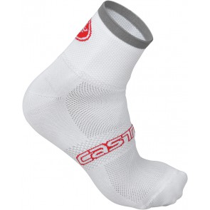 Castelli Velocissimo Team 9 fietssokken wit